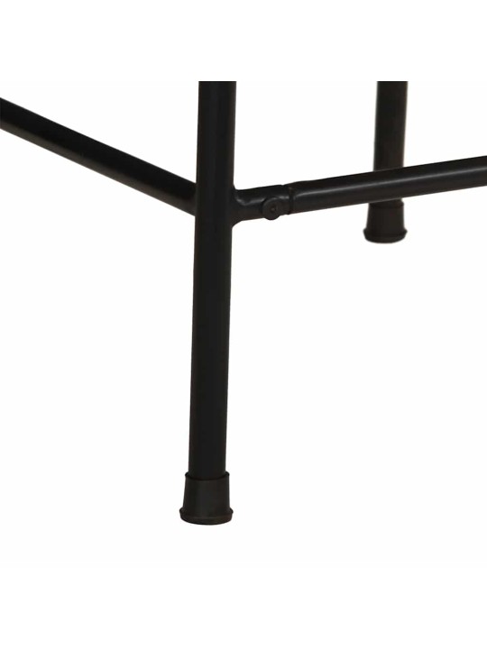 Vidaxl barové stoličky 2 ks 46x35,5x80 cm rekultivované masivní dřevo