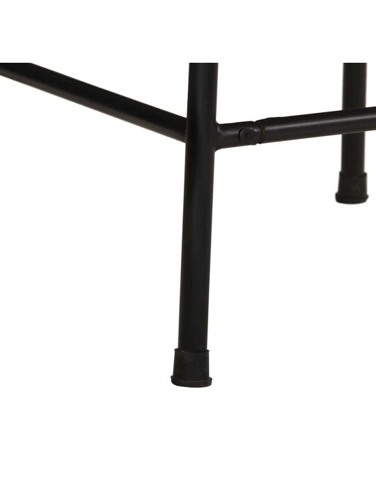 Vidaxl barové stoličky 2 ks 46x35,5x70 cm rekultivované masivní dřevo