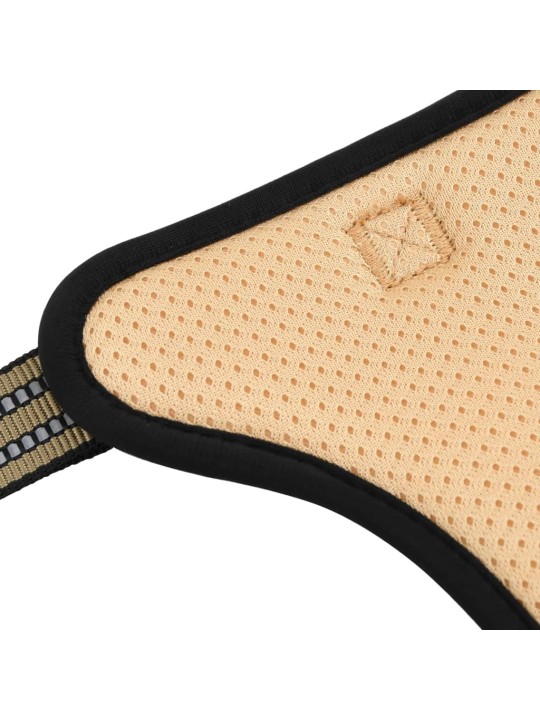 Postroj pro psy s reflexními popruhy nastavitelný maskáčový XL