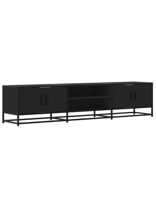 TV skříňka černá 180 x 35 x 41 cm kompozitní dřevo