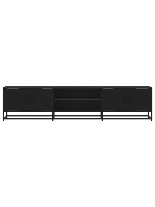 TV skříňka černá 180 x 35 x 41 cm kompozitní dřevo