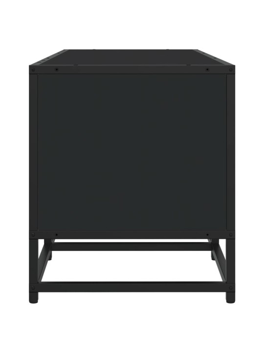 TV skříňka černá 180 x 35 x 41 cm kompozitní dřevo