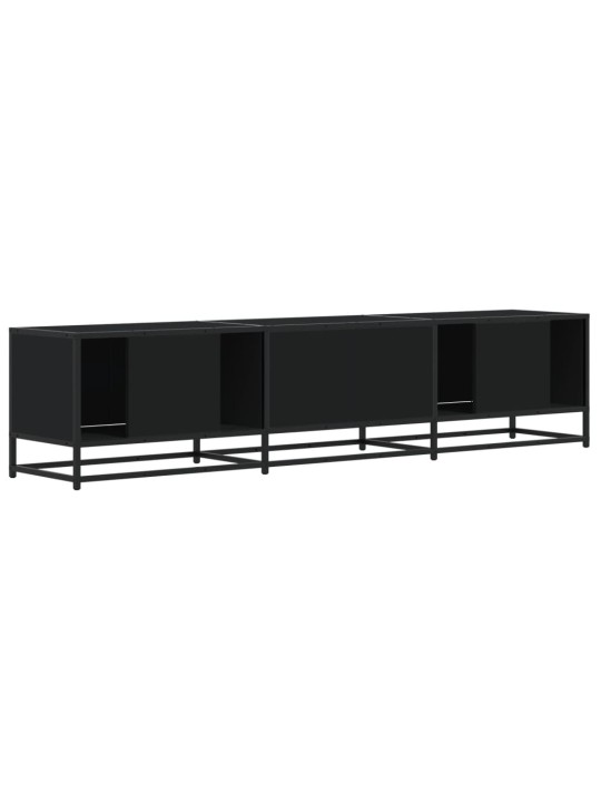 TV skříňka černá 180 x 35 x 41 cm kompozitní dřevo