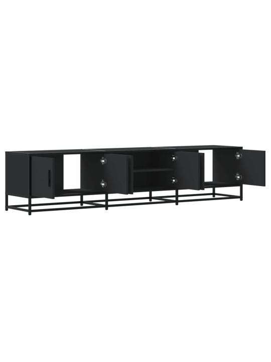 TV skříňka černá 180 x 35 x 41 cm kompozitní dřevo