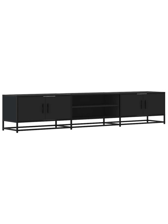 TV skříňka černá 210 x 35 x 41 cm kompozitní dřevo