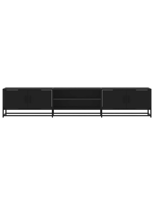 TV skříňka černá 210 x 35 x 41 cm kompozitní dřevo