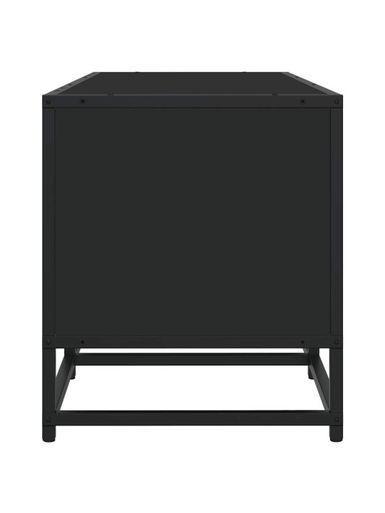 TV skříňka černá 210 x 35 x 41 cm kompozitní dřevo