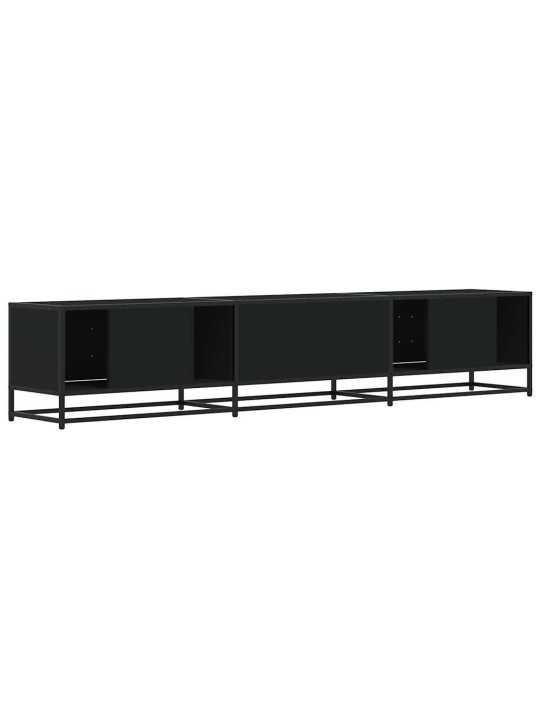 TV skříňka černá 210 x 35 x 41 cm kompozitní dřevo