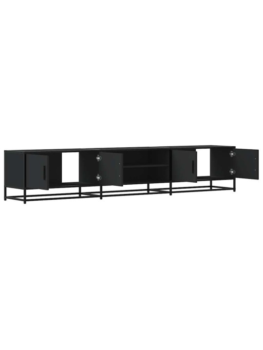 TV skříňka černá 210 x 35 x 41 cm kompozitní dřevo