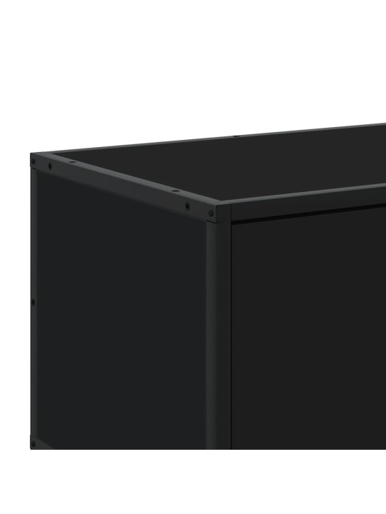 TV skříňka černá 210 x 35 x 41 cm kompozitní dřevo