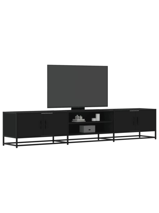 TV skříňka černá 210 x 35 x 41 cm kompozitní dřevo