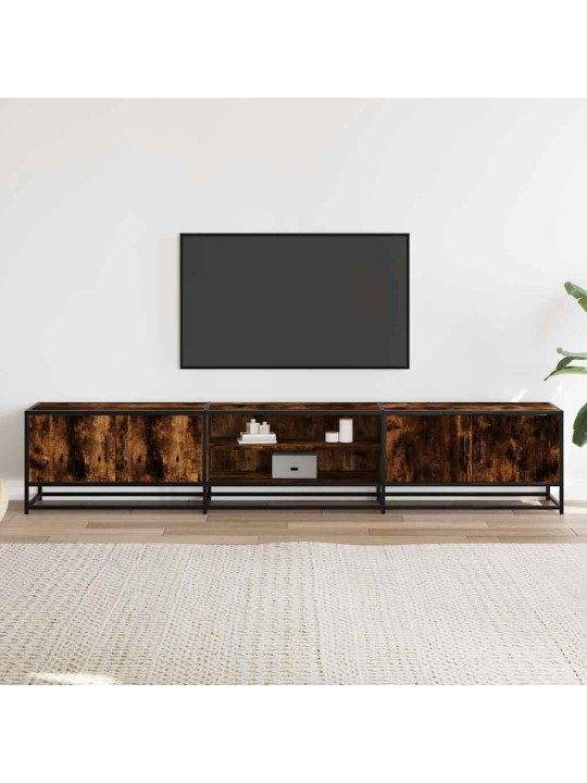 TV skříňka kouřový dub 210 x 35 x 41 cm kompozitní dřevo