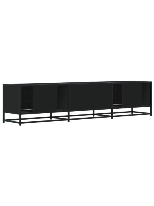 TV skříňka černá 180 x 35 x 41 cm kompozitní dřevo