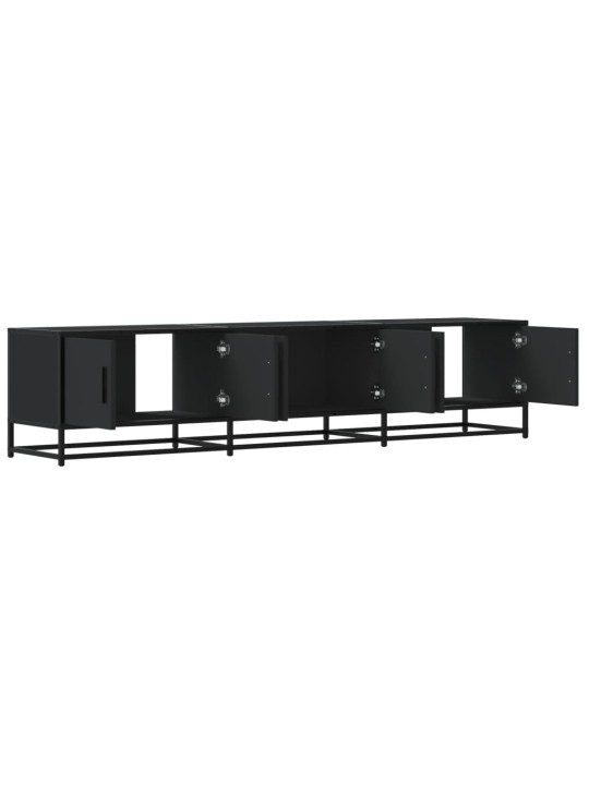 TV skříňka černá 180 x 35 x 41 cm kompozitní dřevo