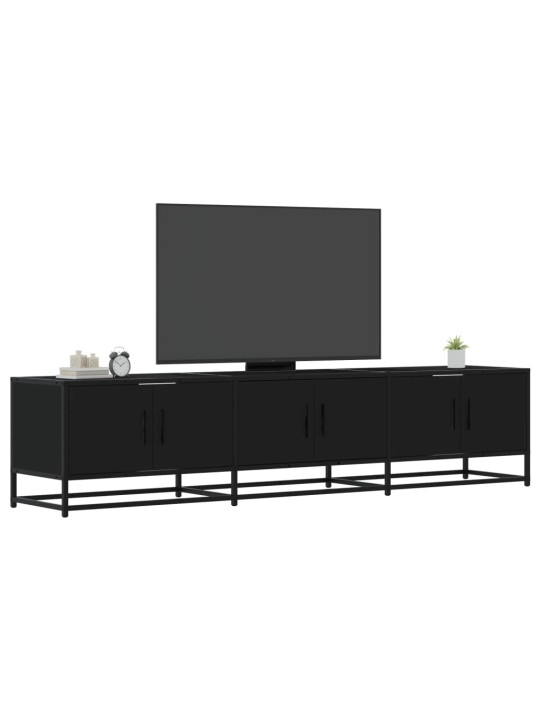 TV skříňka černá 180 x 35 x 41 cm kompozitní dřevo