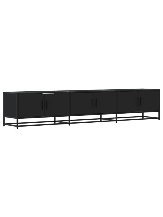 TV skříňka černá 210 x 35 x 41 cm kompozitní dřevo