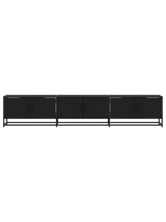 TV skříňka černá 210 x 35 x 41 cm kompozitní dřevo