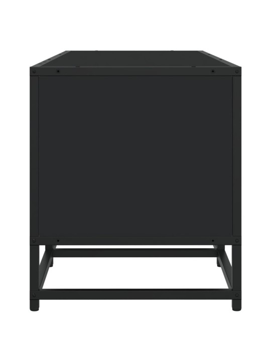TV skříňka černá 210 x 35 x 41 cm kompozitní dřevo