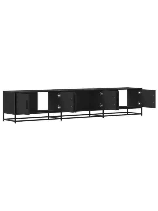 TV skříňka černá 210 x 35 x 41 cm kompozitní dřevo