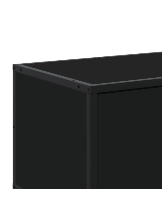 TV skříňka černá 210 x 35 x 41 cm kompozitní dřevo