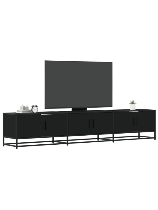 TV skříňka černá 210 x 35 x 41 cm kompozitní dřevo