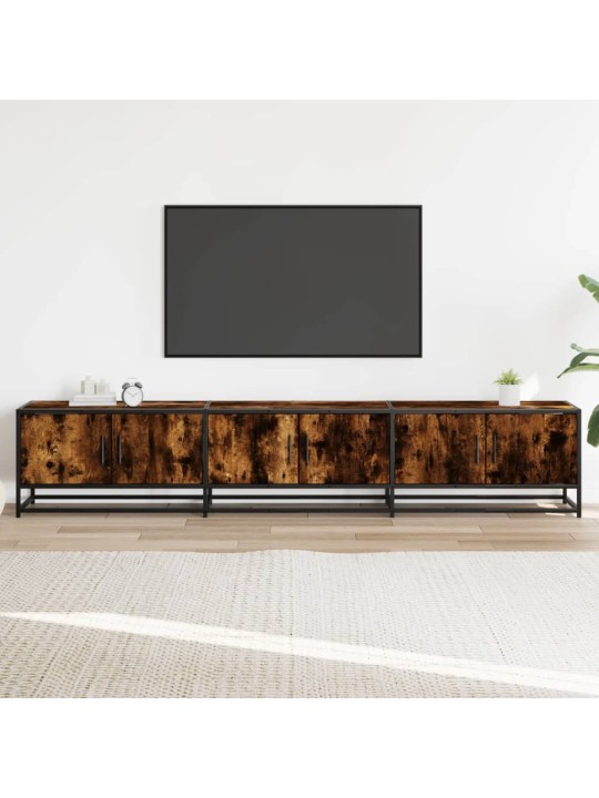 TV skříňka kouřový dub 210 x 35 x 41 cm kompozitní dřevo