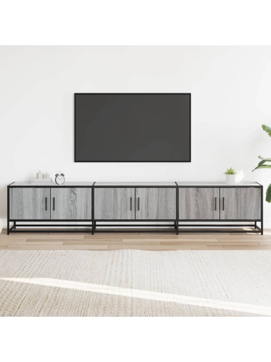 TV skříňka šedá sonoma 210 x 35 x 41 cm kompozitní dřevo