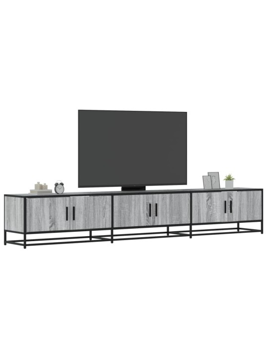 TV skříňka šedá sonoma 240 x 35 x 41 cm kompozitní dřevo