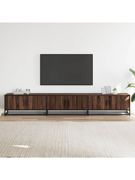 TV skříňka hnědý dub 240 x 35 x 41 cm kompozitní dřevo