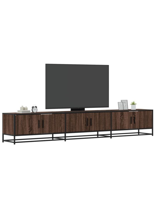 TV skříňka hnědý dub 240 x 35 x 41 cm kompozitní dřevo