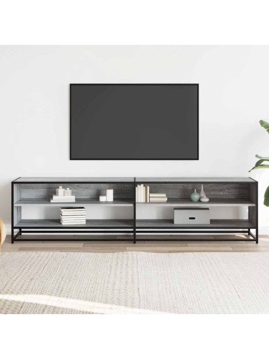 TV skříňka šedá sonoma 180,5 x 40 x 46 cm kompozitní dřevo
