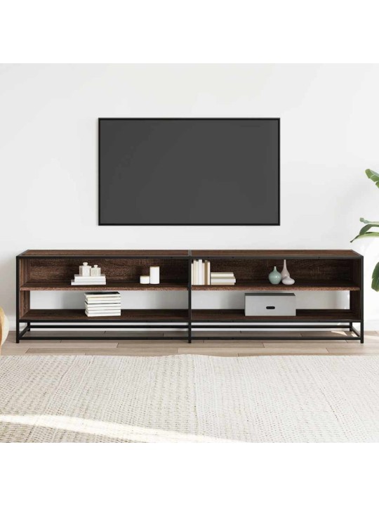 TV skříňka hnědý dub 180,5 x 40 x 46 cm kompozitní dřevo