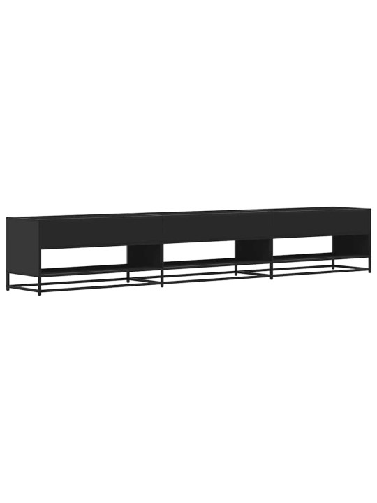 Tv skříňka černá 270 x 40 x 46 cm kompozitní dřevo