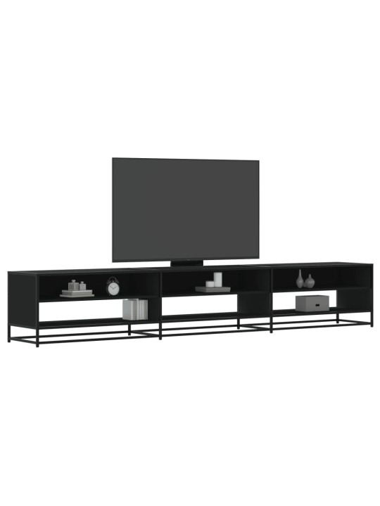 Tv skříňka černá 270 x 40 x 46 cm kompozitní dřevo