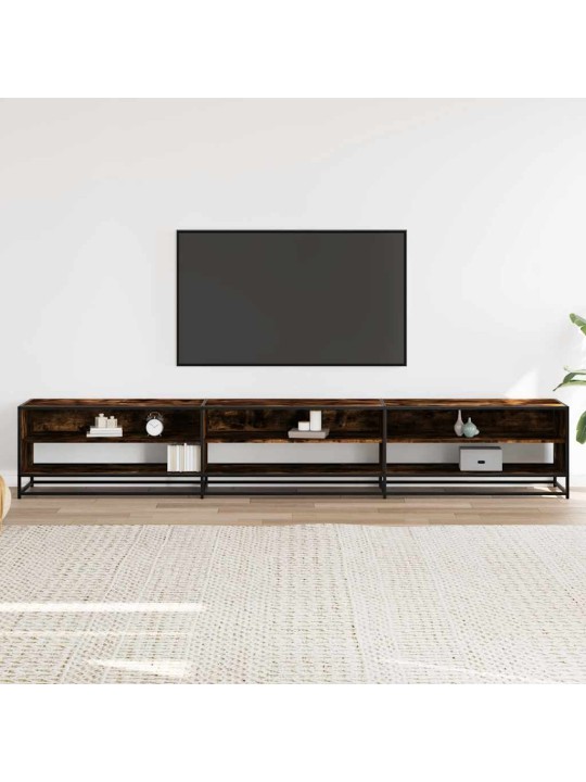 Tv skříňka kouřový dub 270 x 40 x 46 cm kompozitní dřevo
