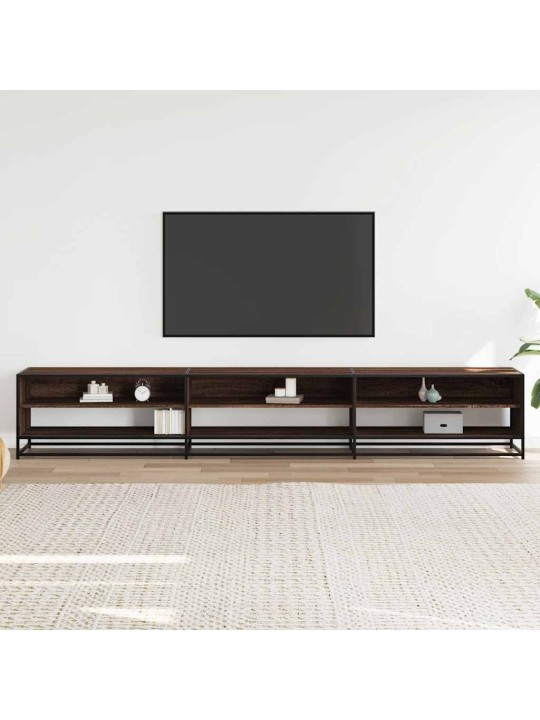 Tv skříňka hnědý dub 270 x 40 x 46 cm kompozitní dřevo