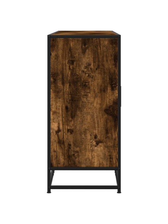 Příborník kouřový dub 134 x 35 x 76 cm kompozitní dřevo