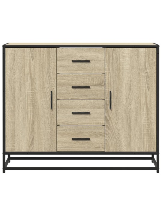 Příborník dub sonoma 92 x 35 x 76 cm kompozitní dřevo