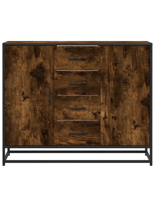 Příborník kouřový dub 92 x 35 x 76 cm kompozitní dřevo