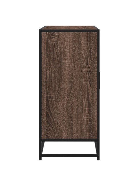 Příborník hnědý dub 92 x 35 x 76 cm kompozitní dřevo