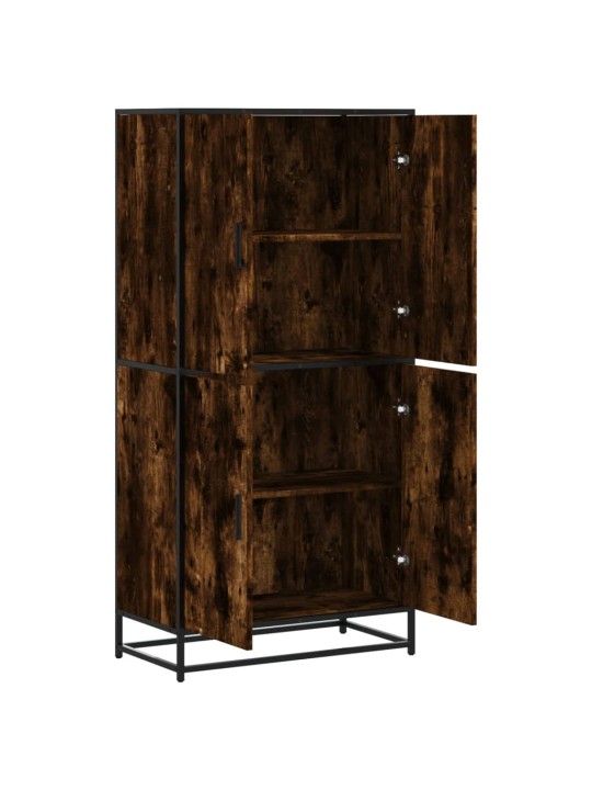 Skříň highboard kouřový dub 68 x 35 x 139 cm kompozitní dřevo