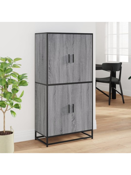 Skříň highboard šedá sonoma 68 x 35 x 139 cm kompozitní dřevo