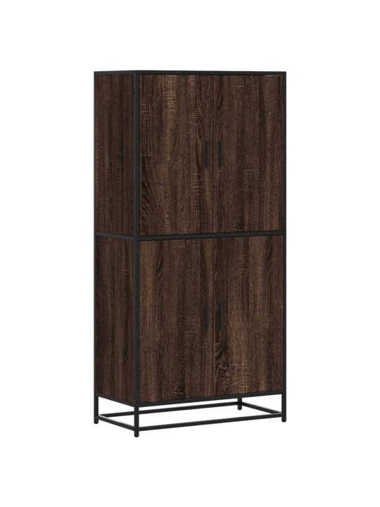 Skříň highboard hnědý dub 68 x 35 x 139 cm kompozitní dřevo