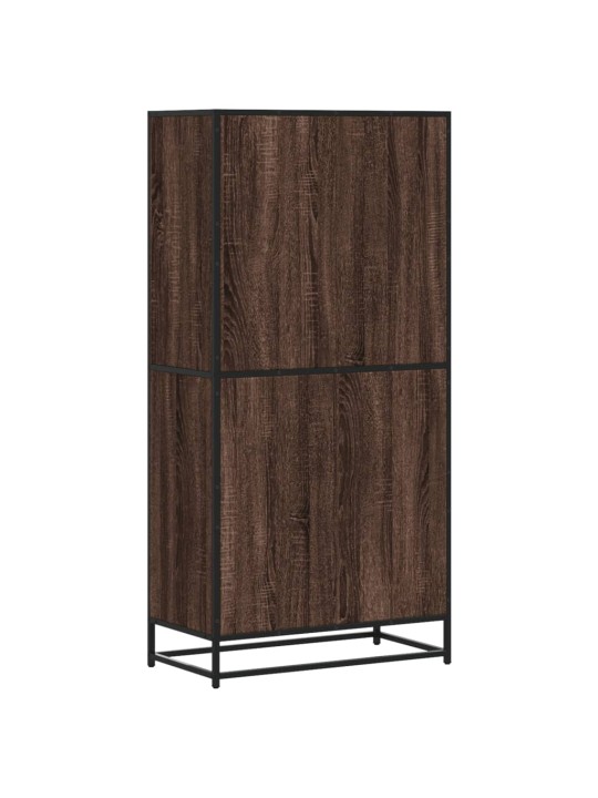 Skříň highboard hnědý dub 68 x 35 x 139 cm kompozitní dřevo