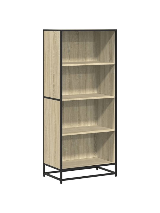 Knihovna dub sonoma 60 x 35 x 139 cm kompozitní dřevo