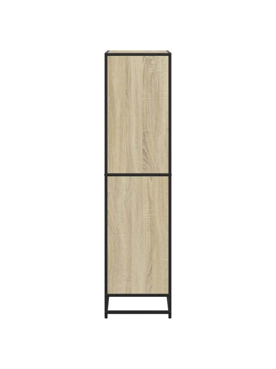 Knihovna dub sonoma 60 x 35 x 139 cm kompozitní dřevo