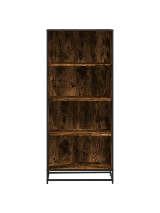 Knihovna kouřový dub 60 x 35 x 139 cm kompozitní dřevo