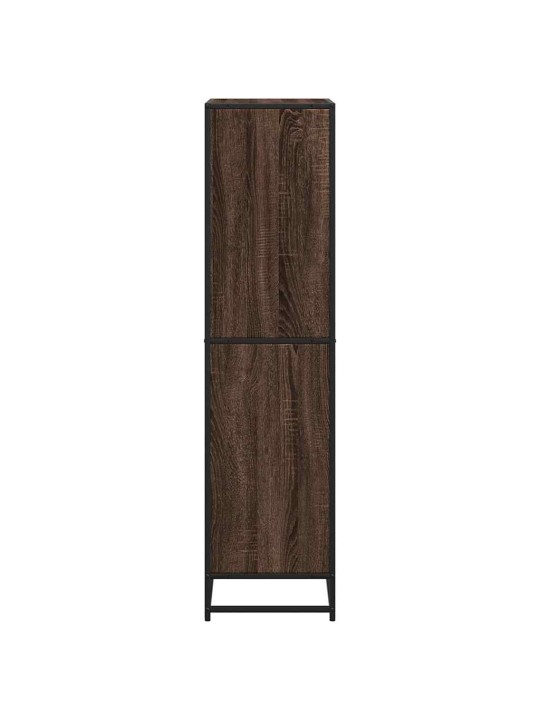 Knihovna hnědý dub 60 x 35 x 139 cm kompozitní dřevo
