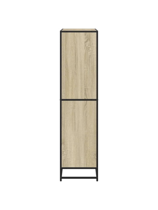 Knihovna dub sonoma 80,5 x 35 x 139 cm kompozitní dřevo