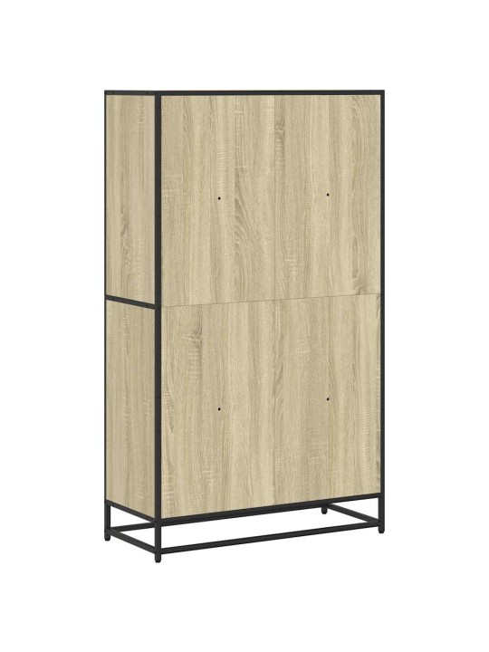 Knihovna dub sonoma 80,5 x 35 x 139 cm kompozitní dřevo
